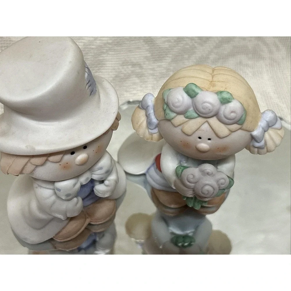 Hand Painted bumpkins bisque